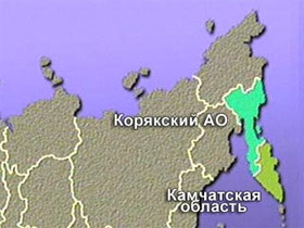 Карта Корякии и Камчатки (с)
