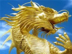 Золотой дракон. Фото: ВКонтакте