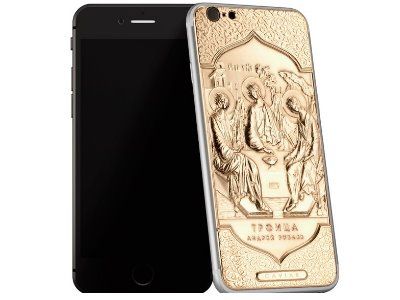 Компания Caviar представила православный iPhone с иконой "Тройка"