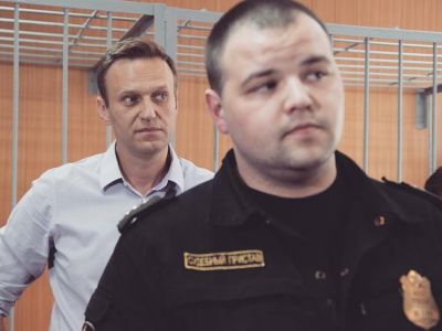 Алексей Навальный в Тверском суде Москвы, 15.5.18. Фото: www.facebook.com/navalny/