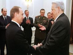 Борис Ельцин и Владимир Путин, 1999 г. Фото: novosti333.ru