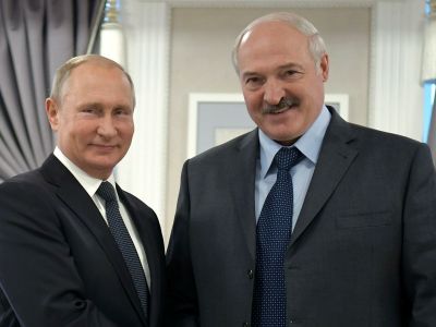 Владимир Путин и Александр Лукашенко. Фото: Сергей Гунеев / РИА Новости