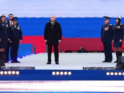Владимир Путин на концерте в Лужниках, 22.02.23. Фото: kremlin.ru