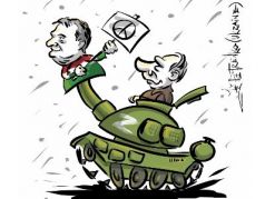 Орбан – русский петух мира. Карикатура А.Петренко: t.me/PetrenkoAndryi